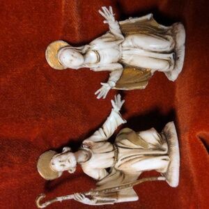 Deportation Joseph and Mary, Plastic Depose Italy Figurines